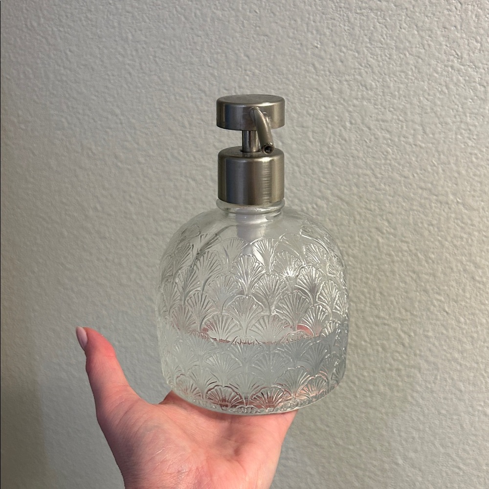 Marshall Clear Glass Bottle with White Label